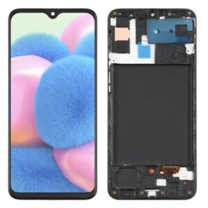 Samsung Galaxy A30s Display and Touch Screen Combo Replacement Price in Chennai India Original with Frame SM-A307F - 1