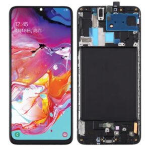 Samsung Galaxy A70 Display and Touch Screen Combo Replacement Price in Chennai India Original with Frame SM-A705G - 1