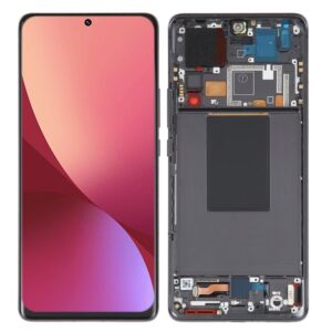 Xiaomi 12 Pro 5G Display and Touch Screen Combo Replacement Price in India Chennai - With Frame Black - 1