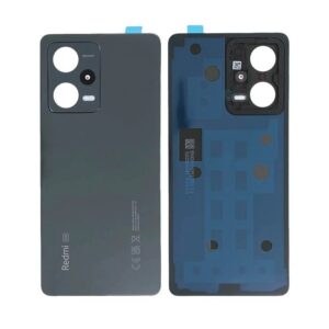 Xiaomi Redmi Note 12 Pro 5G Back Panel Glass Replacement in India Chennai - Black
