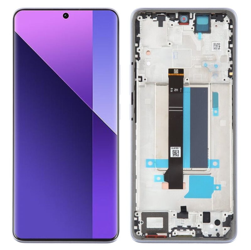 Xiaomi Redmi Note 13 Pro Plus Display and Touch Screen Combo Replacement Price in India Chennai With Frame Purple - 1