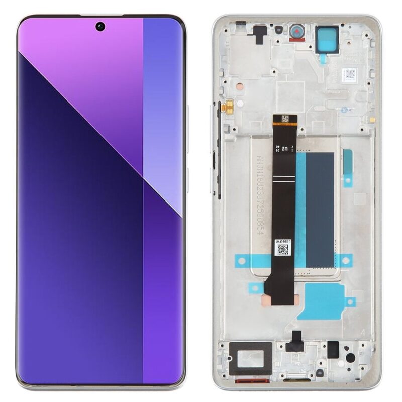 Xiaomi Redmi Note 13 Pro Plus Display and Touch Screen Combo Replacement Price in India Chennai With Frame White - 1